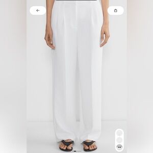 Effortless pants in white